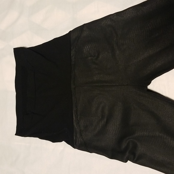 David Lener Maternity Leggings Size Small Color Black - Picture 11 of 12